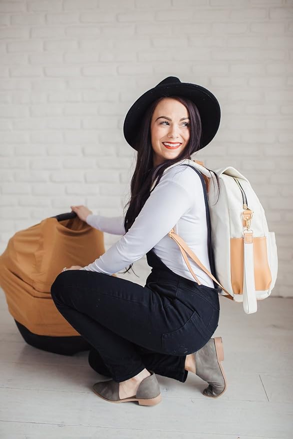 Copper Pearl Multi-Use Cover: Car Seat Covers, Nursing Cover, and Stroller Cover for Sun - Stretchy Fabric, All-Season Use, Stylish Designs, Easy Access for Moms - Camel