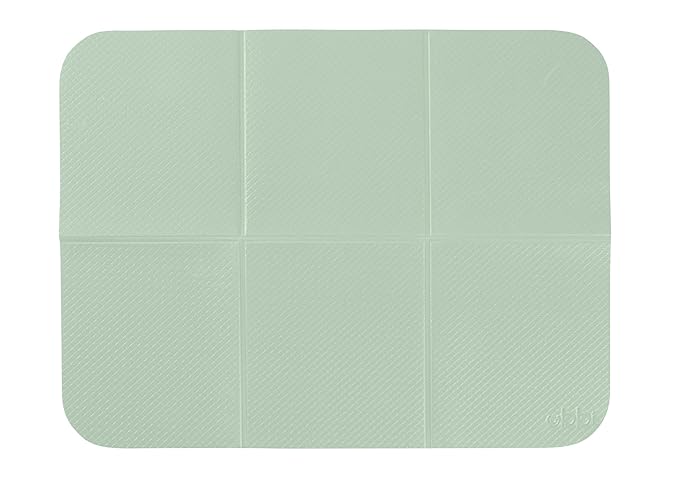 Ubbi On-The-Go Diaper Changing Baby Mat, Soft and Comfortable Diaper Bag Accessory Must Have for Newborns, Easy to Clean, Portable Folding Pad, Baby Traveling Accessories, Sage Green