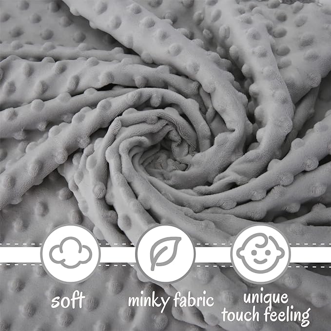 Pro Goleem Elephant Loveys for Babies Soft Security Blanket Infant Snuggle Toy Stuffed Animal Blanket Baby Registry Search Baby Boy Gifts for Infant and Toddler Gray 16 Inch