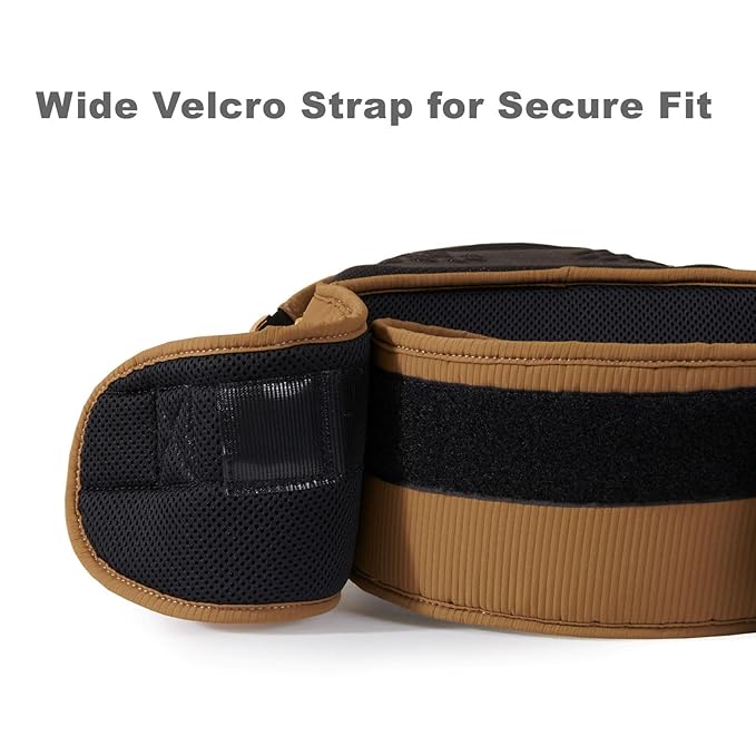 Sunveno Hip Baby Carrier with Seat,Ergonomic Baby Hip Carrier, Front-Facing Baby Holder, Anti-Slip Seat Surface, Wide and Adjustable Waistband,Multiple Pockets, Newborn to Toddler up to 45lbs, Brown