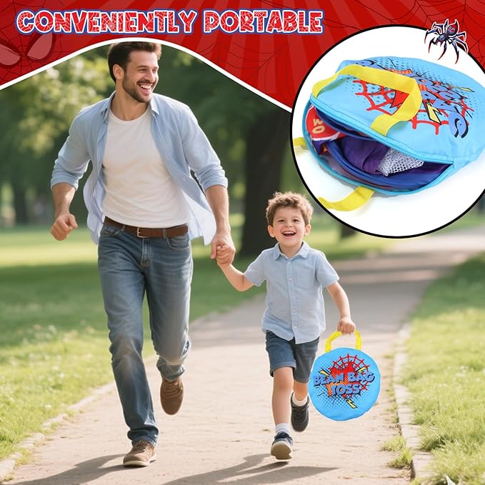 Bean Bag Toss Game for Kids: Cornhole for Kids, Outdoor Toys for Kids Ages 4-8 Tic Tac Toe Bean Bag Toss Toddler Toys Yard Games, Birthday Gift for Girls 3 4 5 6 7 8 Year Old