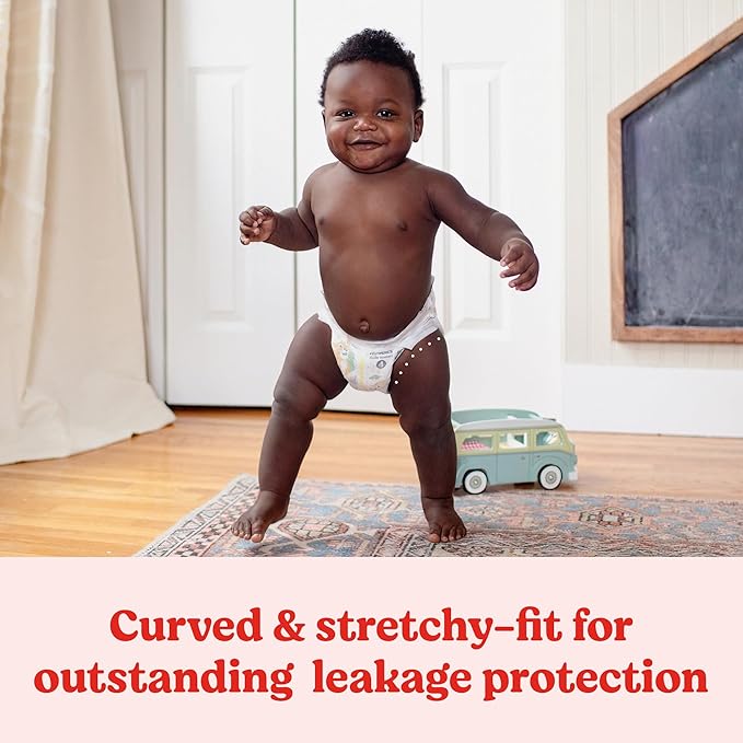 Huggies Size 8 Diapers, Little Movers Baby Diapers, Size 8 (46+ lbs), 76 Count (2 Packs of 38), Packaging May Vary