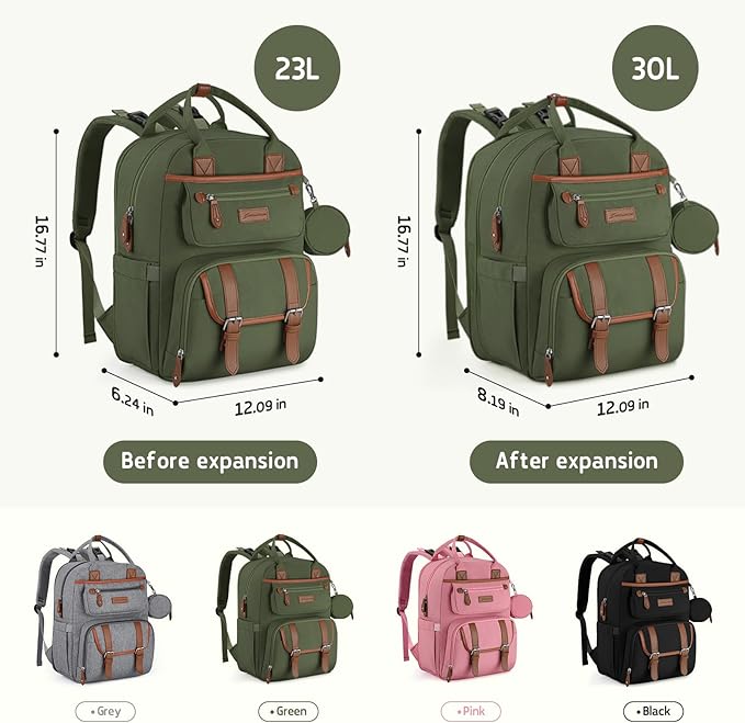 Maelstrom Diaper Backpack, 30L Army Green
