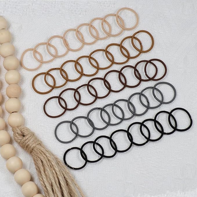 200PCS Small Hair Ties,No Crease Baby Hair Ties,Elastic Hair Ponytail Holder Hair Accessories for Baby Girls Infants Toddlers Kids,Neutral Color