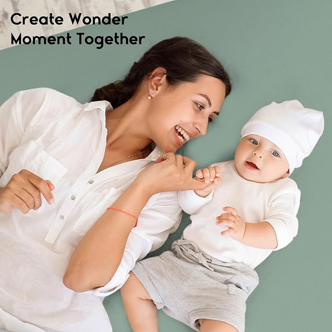 Yoofoss Pack and Play Sheets Fitted, Mini Crib Sheets 2-Pack for Pack N Play Mattress, Stretchy Playard Sheet, Soft and Breathable Green+Giraff