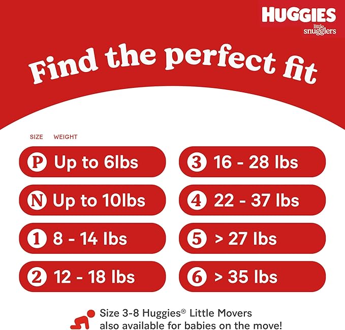 Huggies Size 2 Diapers, Little Snugglers Baby Diapers, Size 2 (12-18 lbs), 84 Count, Packaging May Vary