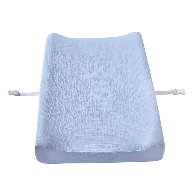 Muslin Changing Pad Cover,Ultra Soft Breathable Diaper Changing Table Cover for Baby Boys Girls,Neutral Fitted Changing Pad Sheets