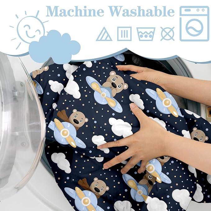 Shopping Cart Cover for Baby Girl Boy 2-in-1 High Chair Water Resistant High Chair Cover Bear Gender Neutral Cart Cover for Babies Padded Grocery Cart Cover for Baby