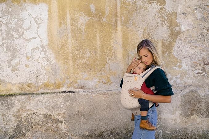 Beco Toddler Carrier with Extra Wide Seat, 100% Cotton Toddler Carrying Backpack Style and Front-Carry, Lightweight & Breathable Child Carrier, Sling Carrier 20-60 lbs (Sprinkles)
