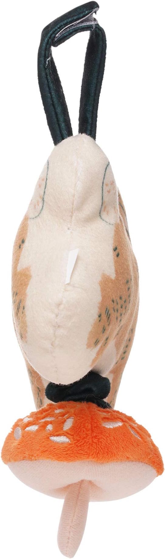 Manhattan Toy Button Bunny Brahm's Lullaby Pull Musical Toy with Baby Chime and Adjustable Fabric Loop for Carriers and Cribs