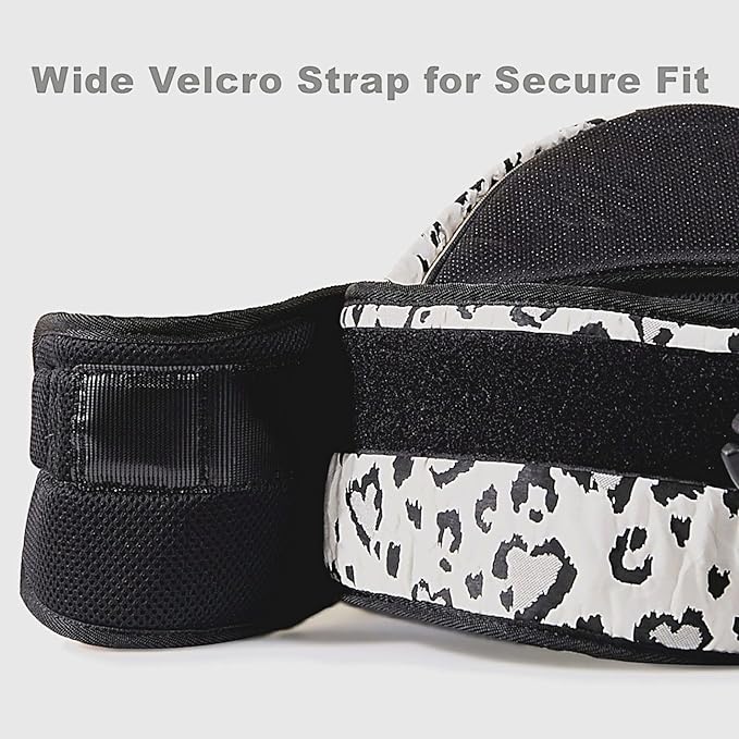 Sunveno Hip Baby Carrier with Seat,Ergonomic Baby Hip Carrier, Front-Facing Baby Holder, Anti-Slip Seat Surface, Wide and Adjustable Waistband,Multiple Pockets, Newborn to Toddler up to 45lbs,Leopard