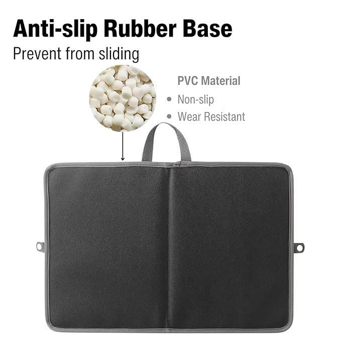 PandaEar Baby Bath Knee Pad, Foldable Non-Slip Kneeling Mat Cushion Foam Kneeler Mat for Toddler Bathroom Bathing Time -1.5 Inch Thick