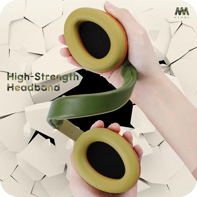 Mumba Baby Ear Protection Noise Cancelling HeadPhones for Babies and Toddlers Baby Earmuffs - Ages 3-24+ Months