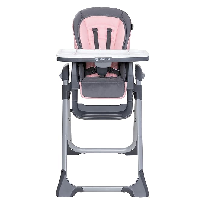 Baby Trend Sit Right 2.0 3-in-1 High Chair, Cozy Pink