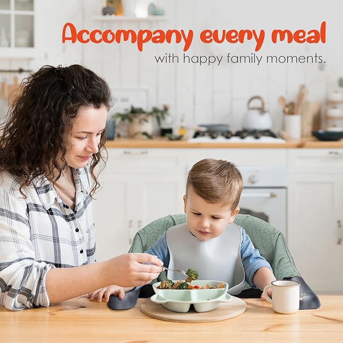 Hook On High Chair - Portable & Foldable for Babies 6-36 Months, Family & Travel Use with Carry Bag(Sage Green)