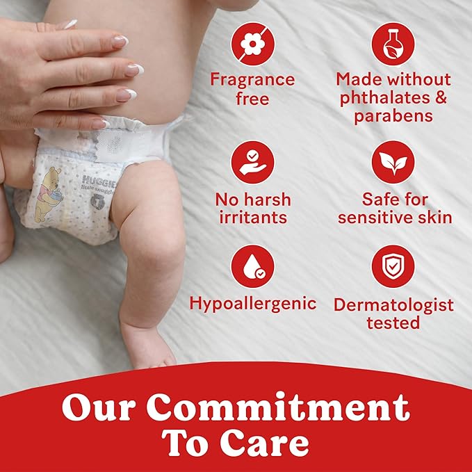Huggies Newborn Diapers, Little Snugglers Baby Diapers, Size Preemie (up to 6 lbs), 30 Count
