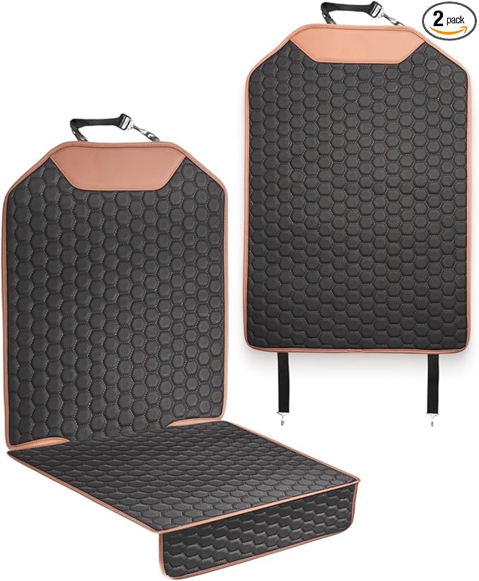 Owleys Hexy One - Set Car Seat & Back Protector - Kick Mat - Waterproof & Non-Slip