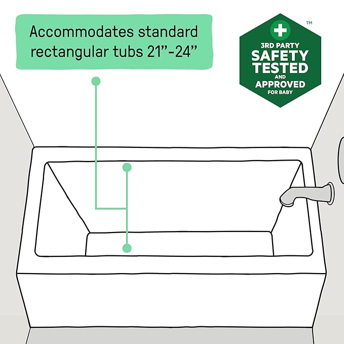 Ingenuity My Bath Seat for Sit-Up Baby Bathing, Sure & Secure Suction Cups, ASTM Safety Tested & Approved, Backrest for Assisted Sitting, Easy Setup & Storage, Pink