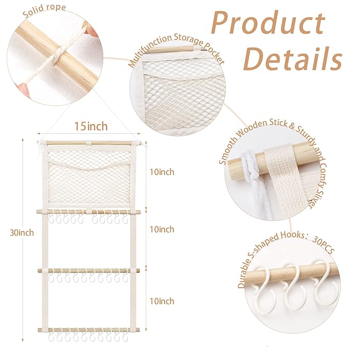 kangaroo Headband Holder Hair Bows Organizer for Baby Girls Large Capacity Bow Holder Hair Accessories Wall Hanging Organizer for Toddler Baby Girl Nursery Room Decor