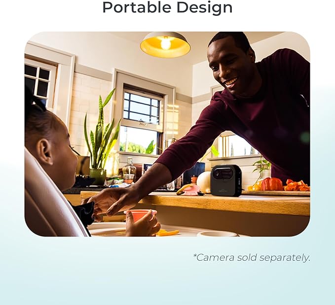 Tiny Traveler Portable Battery Cradle for Wireless Baby Car Camera, 5000mAh 8 Hours Rechargeable Battery Pack – Wireless & Charger, Compatible with Baby Monitors, Mobile Devices