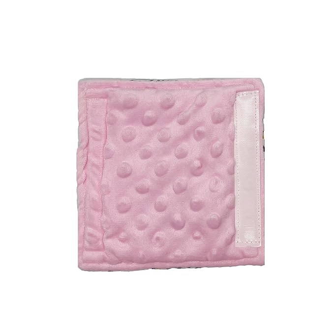 Baby Car Seat Neck Cover, Car Seat Strap Cover, Seat Belt Cushions Pads, Shoulder Strap Protectors, Reversible Pram Harness Covers in Minky, Baby Neck Pad Protector