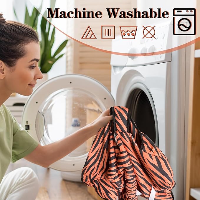 Shopping Cart Cover for Baby Girl & Boy 2-in-1 High Chair Water Resistant High Chair Cover w/Phone Pouch & Pocket Gender Neutral Cart Cover for Tiger Texture Babies Padded Grocery Cart Cover for Baby