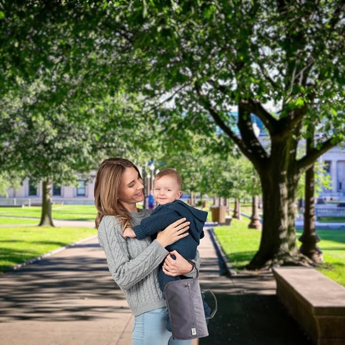 Portable Diaper Changing Pad - Foldable Waterproof Change Mat & Portable Changing Pad for Travel - Baby Changer Station with Diaper & Wipes Pouch & Storage - Baby Shower Gifts