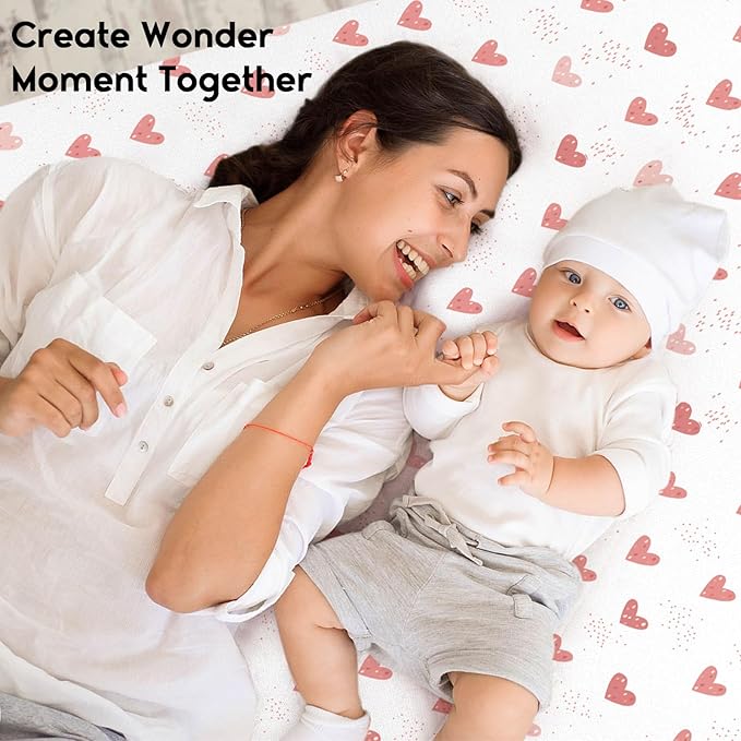 Yoofoss Baby Crib Sheets for Boys Girls, Fitted Crib Sheet 3 Pack for Standard Crib and Toddler Mattress, Super Soft Microfiber Baby Sheet 28x52x8in Butterflies