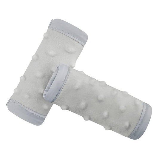 Pro Goleem Car Seat Strap Covers for Babies Unisex Soft Car Seat Strap Shoulder Pads for All Car Seats, Stroller, Pushcar, Small Size Designed for Newborn Gray