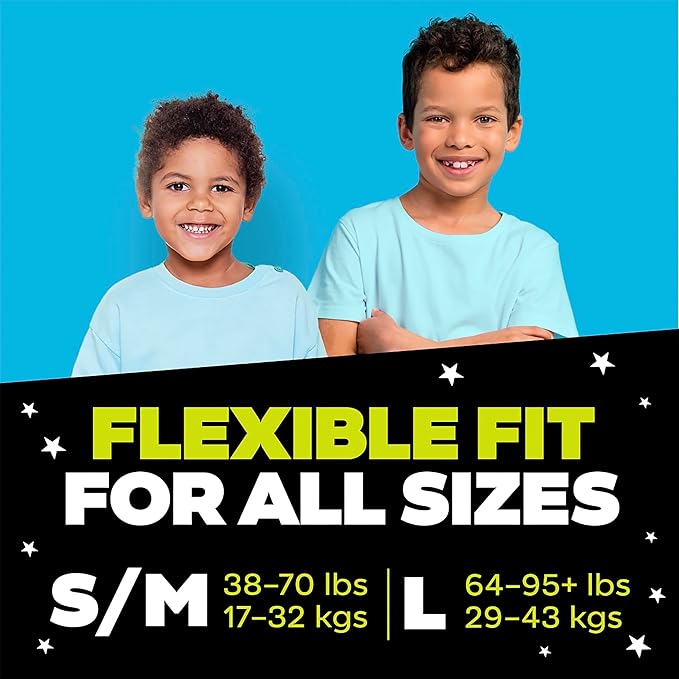 Ninjamas Boys Bedwetting Nighttime Underwear Boys - Size L (64-95+ lbs), 11 Count, Overnight Protection, Ultra Absorbent, Hypoallergenic