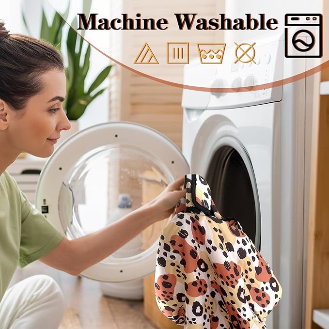 Shopping Cart Cover for Baby Girl Boy 2-in-1 High Chair Water Resistant High Chair Cover w/Phone Pouch Pocket Gender Neutral Cart Cover for Leopard Texture Babies Padded Grocery Cart Cover for Baby