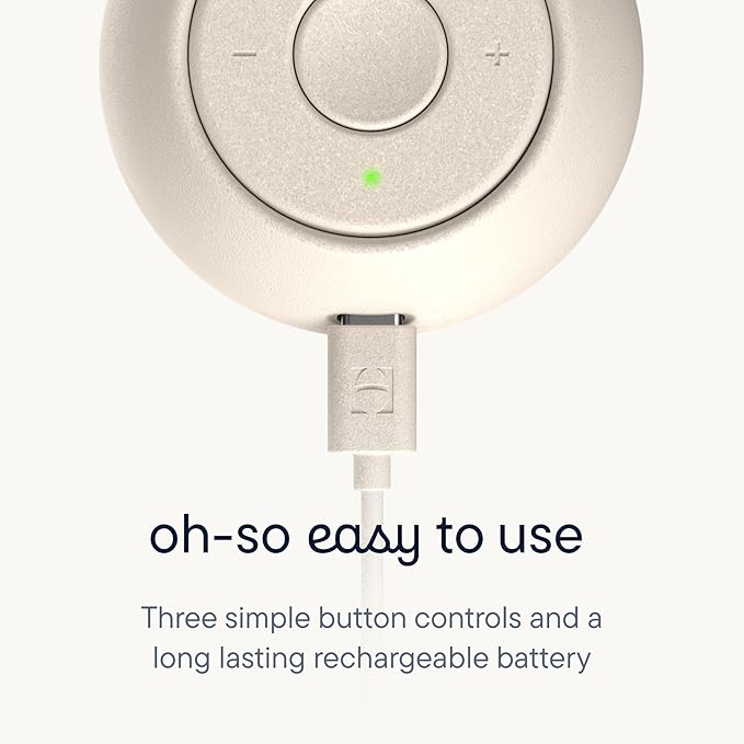 Hatch Go | Portable Sound Machine for Babies and Kids | Sleep Soother | 10 Soothing Sounds | White Noise | Shush | Travel | Registry Gift | Baby Shower | Clips on Stroller | Putty