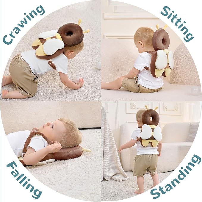 Baby Head Protector Backpack for Falling Crawling and Walking Toddler Essentials Harness Infant Koala Toys Helmets Baby Lover Gifts for 0.5-2 Years 6-12 Months