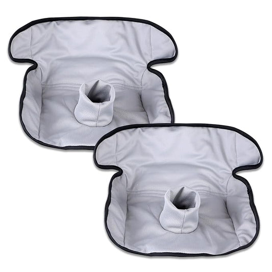 Piddle Pads, Multi-use and Leak Free Lines for Baby Stroller, High Chair & Car Seat, Waterproof Toilet Training Seat Covers for Toddles (Gray,2packs)