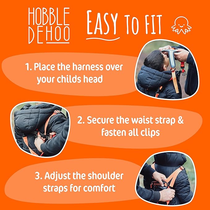 Hobbledehoo Safety Harness For Kids & Toddlers Aged 2-7 Years, Child Harness For Walking & Play Autism Safety Awareness