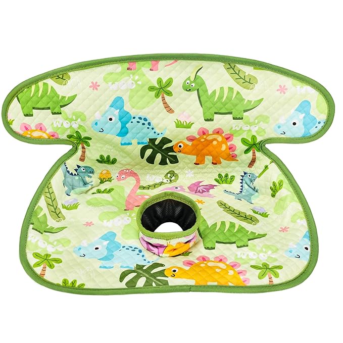 INFANZIA Dry Seat,Car Seat Protector Waterproof Carseat Liner Potty Training Toddlers, Baby and Infants, Piddle Pad for Carseats Strollers (Green, 1 Pack