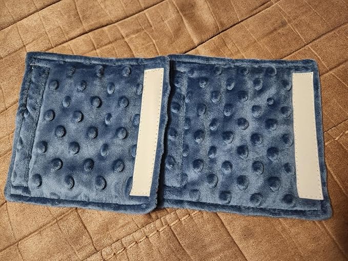 Baby Car Seat Neck Cover, Car Seat Strap Cover, Seat Belt Cushions Pads, Shoulder Strap Protectors, Reversible Pram Harness Covers in Minky Dinosaur, Baby Neck Pad Protector