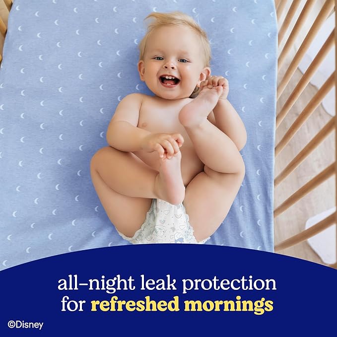 Huggies Size 6 Overnites Baby Diapers: Overnight Diapers, Size 6 (35+ lbs), 84 Ct (2 Packs of 42), Packaging May Vary