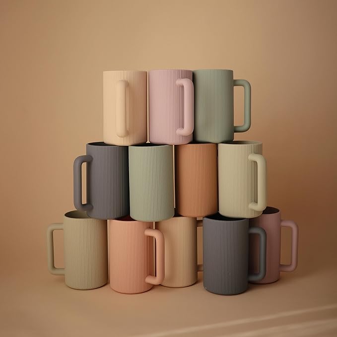 mushie Baby Bath Rinse Cup | 100% Food Grade Silicone | Shampoo & Body Washing Rinser Cup For Kids (Tradewinds)