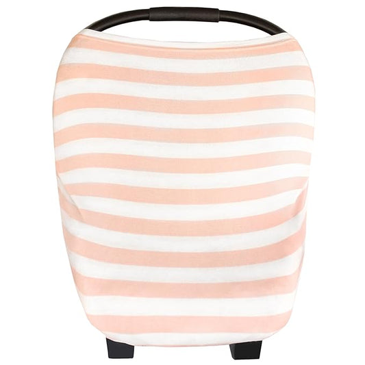 Copper Pearl Multi-Use Cover: Car Seat, Nursing, and Stroller Cover for Sun - Stretchy Fabric, All-Season Use, Stylish Designs, Easy Access for Moms - Holland