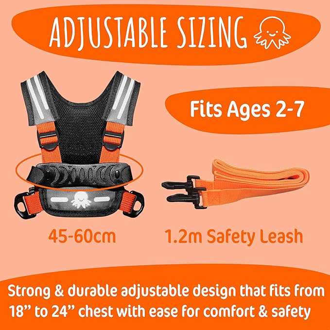 Hobbledehoo Safety Harness For Kids & Toddlers Aged 2-7 Years, Child Harness For Walking & Play Autism Safety Awareness