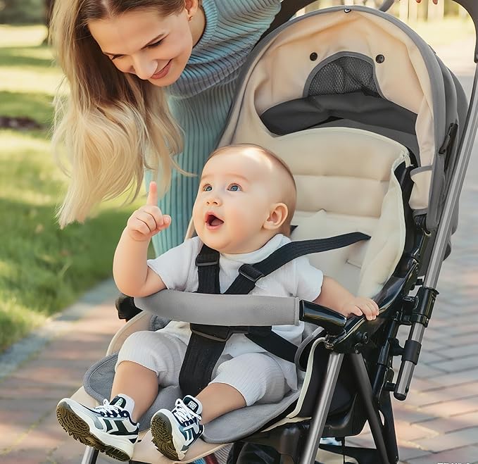 INFANZIA Dry Seat, Car Seat Protector Waterproof Carseat Liner Potty Training Toddlers, Baby and Infants, Piddle Pad for Carseats Strollers (Grey, 2 Packs