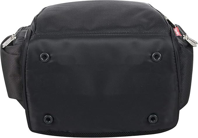 Fisher-Price Large Multi-Pocket Multifunction Kaden Baby Diaper Bag Backpack for Infant Boys & Girls (Black)