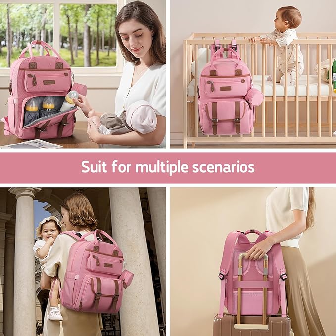 Maelstrom Diaper Backpack, 30L Pink