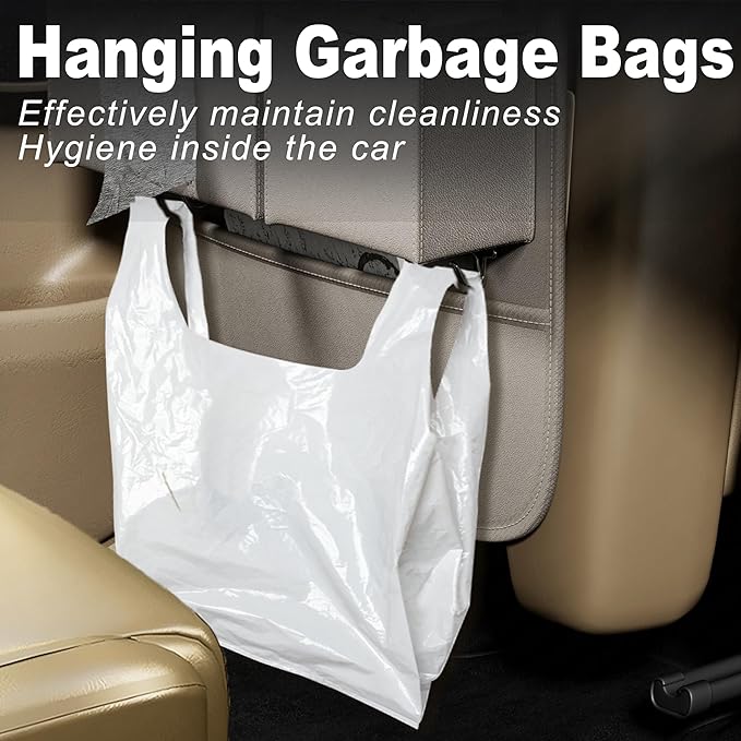 Car Seat Organizers,Multi-functional Back Seat Protectors, Storage Pouches, and Tray Holders (for Cars, Kids, Seat Back and Rear Seats) (Plain Gray, 2 Pcs)