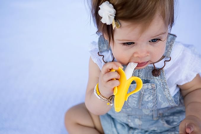 Baby Banana The Original, Banana Brush, Made in USA, Toddler Toothbrush, Family-Owned Business