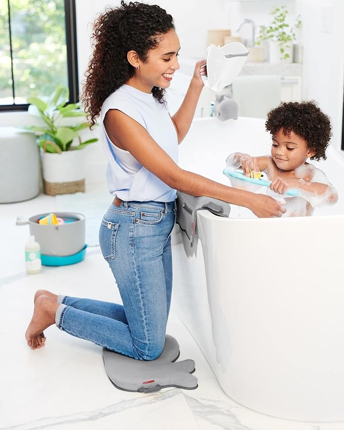 Skip Hop Baby Bath Rinse Cup MOBY Tear-free Waterfall Rinser White Age 0+