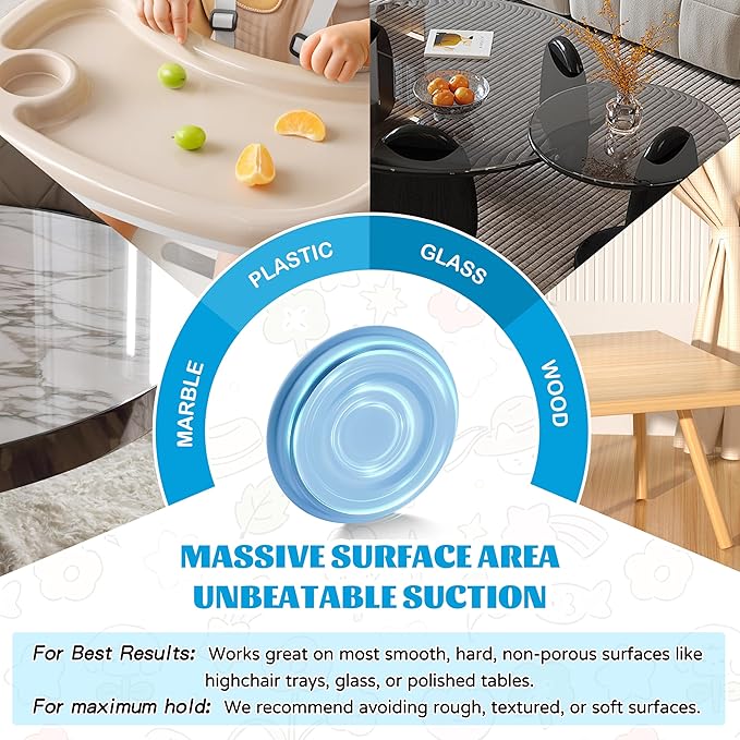 3 Pack Stainless Steel Baby Suction Plates – Divided Toddler Plates for Baby Led Weaning | Strong Non-Slip Silicone Base, Unbreakable, BPA-Free, Dishwasher Safe Feeding Set (Pink, Blue, Green)