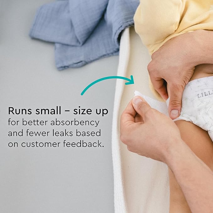 Baby Diapers - Size 1 (4-11 lbs), Half-Monthly Supply (72 Count), Leak Protection, Skin-Friendly, Ultrasoft, Perfume- & Chlorine-Free, Hypoallergenic, Dermatologist Tested, Oeko-TEX®