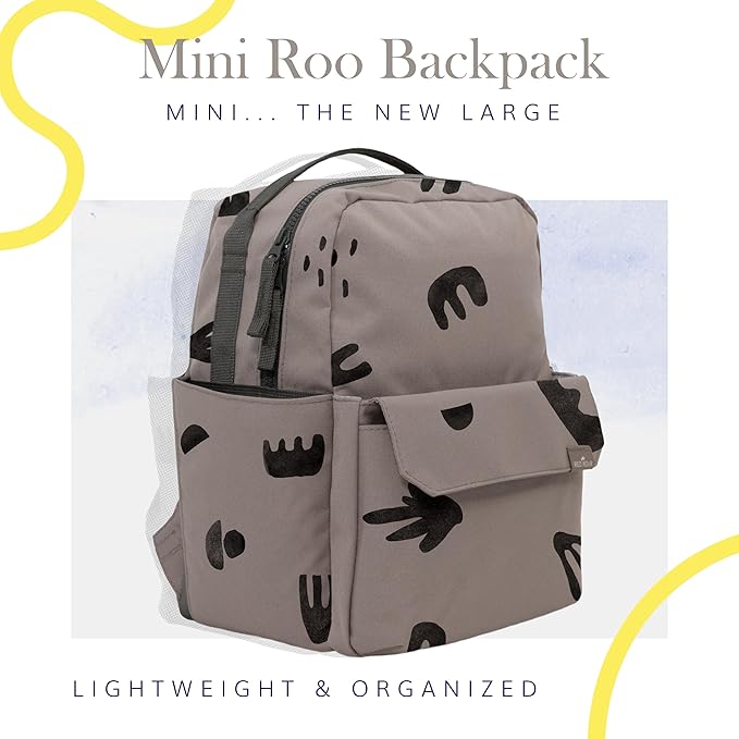 RED ROVR - Mini Roo Backpack (Truffle Doodle)